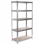Plauktu statīvs GreenBlue GB378 cinkots metāls 5 plaukti, 900×400 mm, 75 kg max uz plaukta