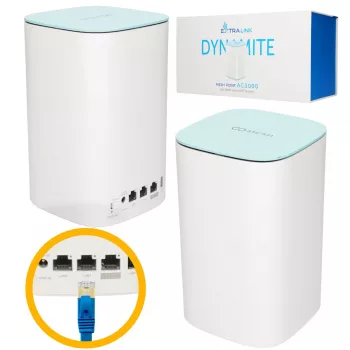 Mesh sistēma Extralink DYNAMITE C31 AC3000 Divjoslu Wi-Fi 5