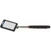 ChiliTec teleskopiskais spogulis ar LED apgaismojumu, garums 28-88cm, spogulis 65x40mm (22103)