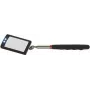 ChiliTec teleskopiskais spogulis ar LED apgaismojumu, garums 28-88cm, spogulis 65x40mm (22103)