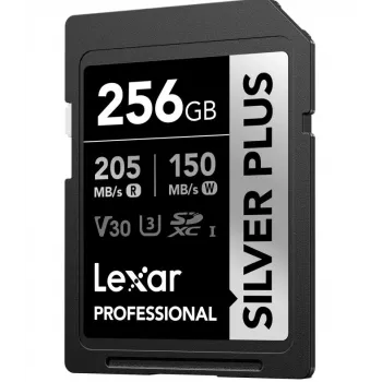 Atmiņas karte Lexar 256GB UHS-I SDXC SilverP