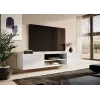 TV skapis SLIDE 200K, 200 x 40 x 37 cm, spīdīgi balts, skaidu plātnes virsma