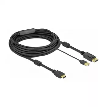 HDMI uz DisplayPort kabelis DeLOCK 85967 4K 30 Hz 7 m