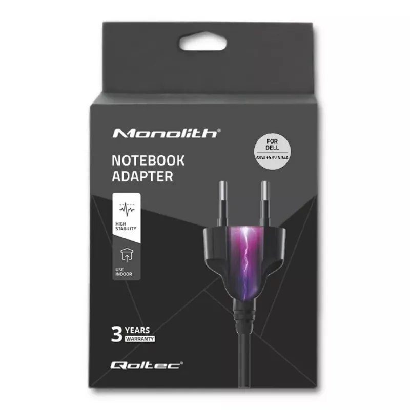 Strāvas adapteris Dell 65W | 19.5V | 3.34A | 4.5*3.0 + pin