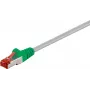 Wentronic goobay Krustojuma kabelis - RJ-45 (Tēviņš) uz RJ-45 (Tēviņš) - 7,5m - SFTP, PiMF - CAT 6 - Liets, Ar aizsargvāciņu - Pelēks, Zaļš (33280)