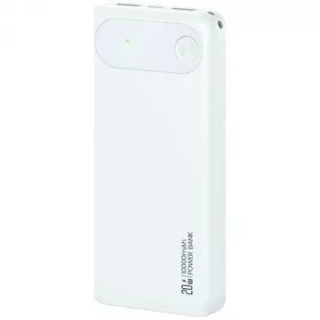 Portatīvais akumulators usams PB80 10000mAh 20W PD balts