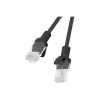 Patchcord Cat.5e 0,5M UTP melns