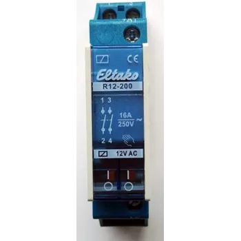 Eltako Electronics Komutācijas relejs rindu ieguldīšanai 2S 16A R12-200-12V (22200011)