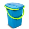 GreenBlue GB320BL Pārnēsājams tualetes spainis ar vāku un rokturi, 19L, izturīgs un stabils