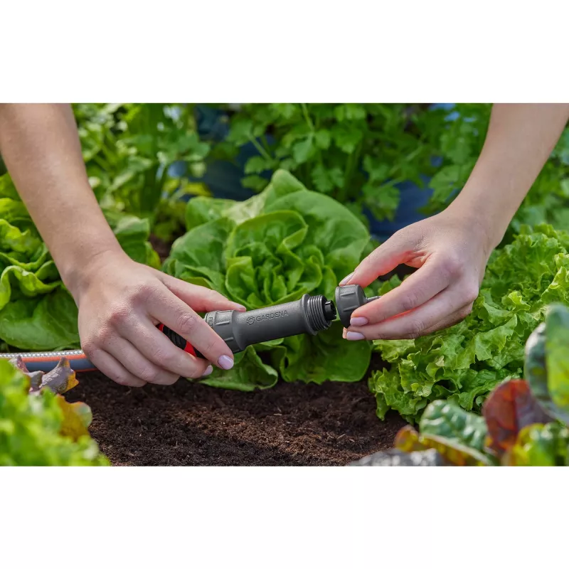 Apūdeņošanas sistēmas daļa Gardena Pilienveida apūdeņošana 13224-20 Plastmasa Melna