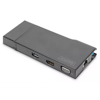 Digitus Universālā dokstacija, USB 3.0, Ceļojumiem