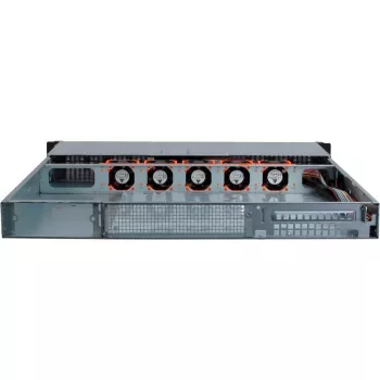 Inter-Tech IPC 1U-10255 Rack Melns