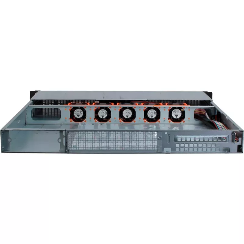 Inter-Tech IPC 1U-10255 Rack Melns