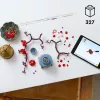 LEGO Icons Plūmju ziedu dekoratīvais komplekts 10369, Daudzkrāsains