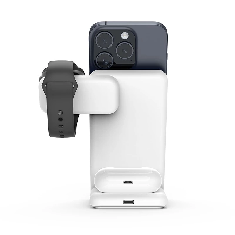 Bezvadu lādētājs 3v1 MagSafe iPhone, Apple Watch un AirPods Crong