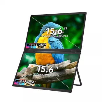 Extralink Smart Life Ultralekkie 15.6 collu 2-EKRĀNA monitors klēpjdatoriem T01
