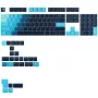 Keycaps GLORIOUS GPBT Gradient Celestial Ice — ANSI izkārtojums, PBT sublimēts taustiņu komplekts