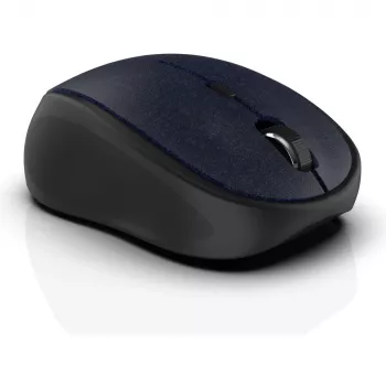 Cian Technology GmbH INCA Mouse IWM-300RL bezvadu pele ar Nano-USB uztvērēju, 1600 DPI, auduma virsma, zila, mazumtirdzniecības iepakojums