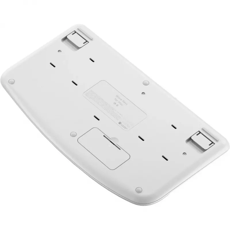 Logitech Ergo Series Wave Keys for Mac - Bezvadu tastatūra - Bluetooth LE - AZERTY - Franču - Off-White (920-012406)