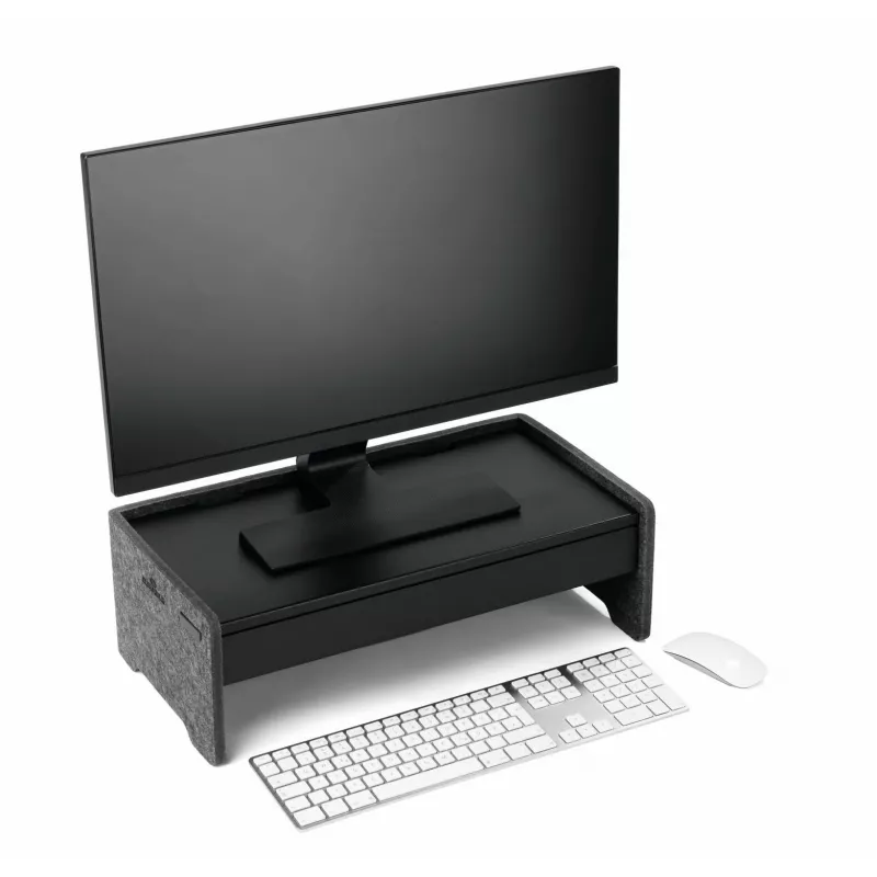 Piestiprināms monitors statīva atvilktne Durable 508201 melna metāla 468×221×53 mm