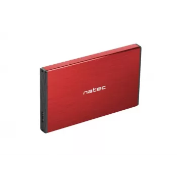 NATEC HDD korpuss RHINO GO (USB 3.0, 2.5 inch, sarkans)