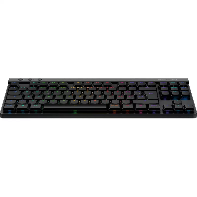 LOGITECH G515 LIGHTSPEED TKL bezvadu spēļu tastatūra - MELNA - PAN - 2.4GHZ/BT - EMEA28i-935 - Taktilā