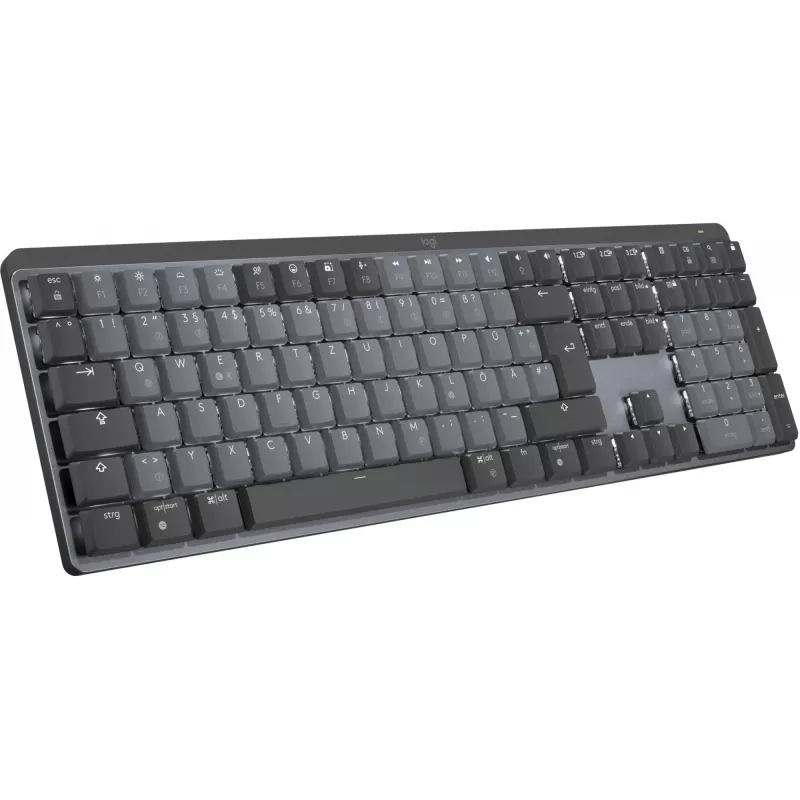 Logitech MX Mechanical Wireless Illuminated Performance Keyboard pilna izmēra QWERTZ