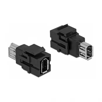 Keystone modulis DELOCK 86852 plakana sievišķā ligzda, melna
