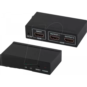 HDMI slēdzis ShiverPeaks 2 x HDMI 1.4 3840 x 2160 Melns Metāls