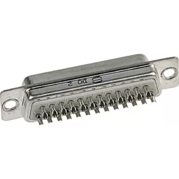 Harting D-SUB vīrišķais savienotājs 180° 15 polu lodēšanas kauss 09 67 015 5615 1 gab.