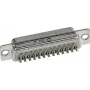 Harting D-SUB vīrišķais savienotājs 180° 15 polu lodēšanas kauss 09 67 015 5615 1 gab.