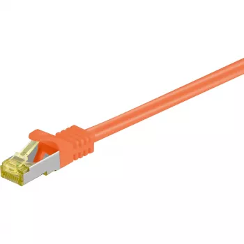 Tīkla kabelis Goobay RJ-45 CAT7 0,25m Oranžs S/FTP
