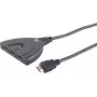 HDMI slēdzis ShiverPeaks 05-02001 — 3 ieejas, 1 izeja, 4K2K atbalsts