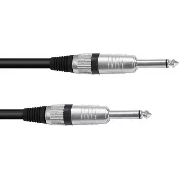 Omnitronic 6.3 mm Mono kabelis 3 m – profesionāls instruments/patch kabelis