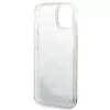 Karl Lagerfeld KLHCP14MLMNMS cietais maciņš iPhone 14 Plus 6.7 sudrabs / sudrabs Liquid Glitter Monogram