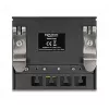 DELOCK Mini Desktop RJ45 4-port Cat.6A ekranēts sadalītājpaneļa metāla korpuss melns, 90×22×93 mm