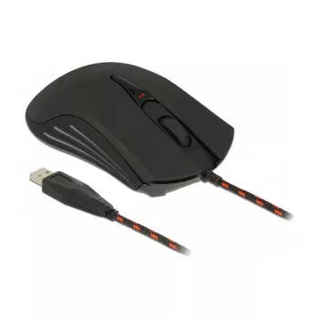 DeLOCK 12531 Ambidextrous Gaming Pele USB Type-A Optiskā 4800 DPI