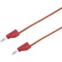 VOLTCRAFT MSB-300 sarkans testa vads [4 mm spraudnis - 4 mm spraudnis] 0.5 m
