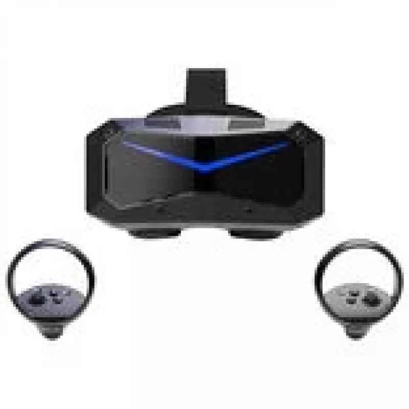 Pimax Crystal Super Ultrawide VR-Headset + DMAS-Headphones komplekts - melns