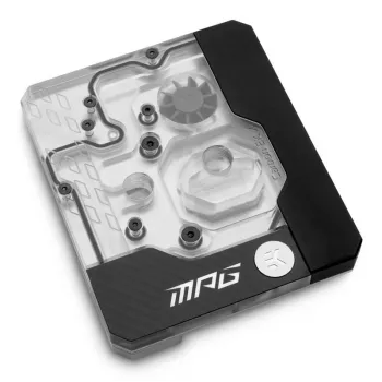 Ūdens bloks EK Water Blocks Akrils Misinš Melns Sudrabs