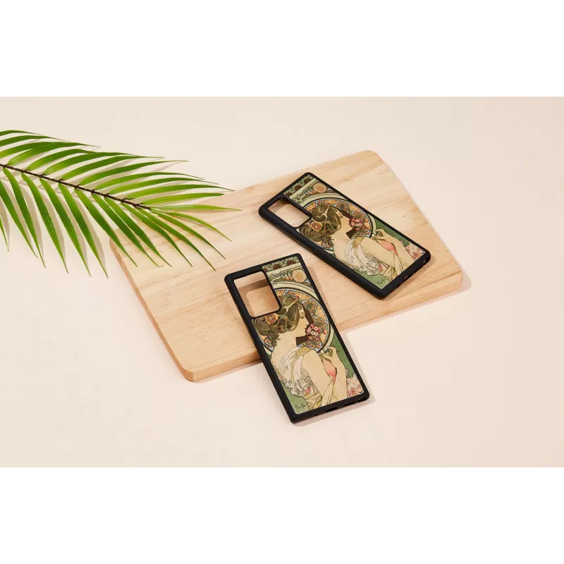 Aizsargmaciņš telefona Samsung Galaxy Note 20 Ultra – man and wood Primrose Black
