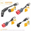 Juice Technology JUICE BOOSTER 2 Traveller Plus EV komplekts (ES) (antracīts/melns, 1,4 – 22 kW, 3,1 m kabelis)
