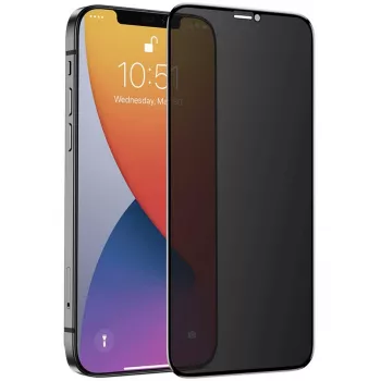 NEVOGLASS 3D PRIVACY aizsargplēve caurspīdīga, iPhone 17 Pro / 16 Pro