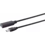 USB kabelis S/CONN 13-39485 30 m USB 3.2 Gen 1 Melns