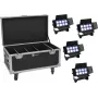 Wash light komplekts EUROLITE Multiflood 20001000 — 4 gaismekļi, 8x10W RGBW LED katrā