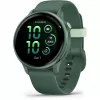 Viedpulkstenis GARMIN vívoactive 6 – sporta pulkstenis, 42 mm alumīnija/polimēra korpuss, AMOLED 1,2 collu, GPS, 5 ATM, optiskais HR, SpO2, 8 GB, zaļš