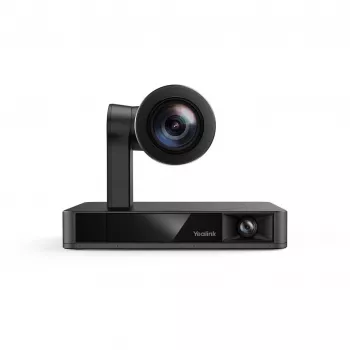 Tīmekļa kamera Yealink UVC86 Melna — 8 MP 4K Ultra HD, 30 kadri/s, RJ-45 interfeiss, 40° līdz -90° slīpums