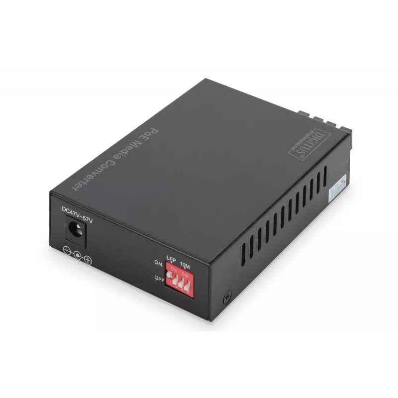 Digitus Gigabit PoE mediju pārveidotājs, RJ45 / SC, MM, PSE