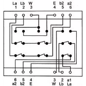 Wentronic goobay sienas plates kārba - 3x TAE-NFF ligzdas - bēša (50265)