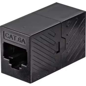 Renkforce RF-4531570 Kabeļa saskarnes/dzimuma adapteris RJ45 Melns